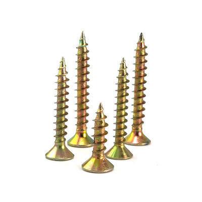 Silver Steel Wood Construction Self Tapping Screw DIN Standard Chipboard Screw