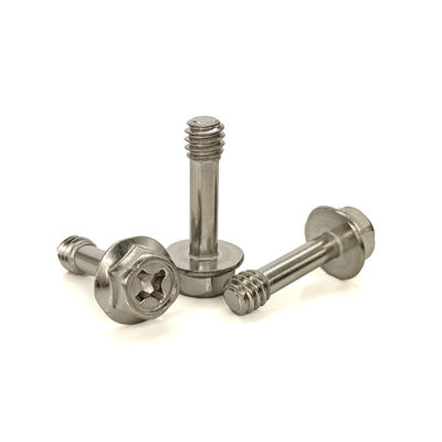 316 Stainless Steel Hex Flange Head Captive Screw for Heavy-Duty Applications