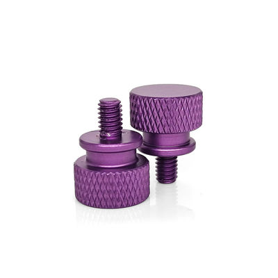 Aircraft-Grade 6061 Anodized Thumb Screw with Knurled Grip for Secure Tool-Free Adjustments