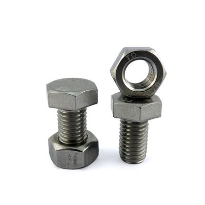 High Strength Metric M6 Hex Head Bolt 316 Stainless Steel Customized