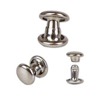 Custom Stainless Steel Double End Rivet for Leather Clothing ISO9001:2015 Certified