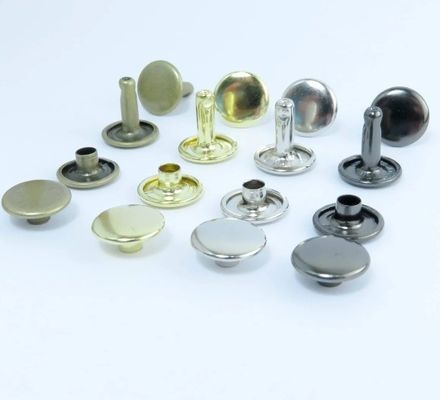 Custom Stainless Steel Double End Rivet for Leather Clothing ISO9001:2015 Certified