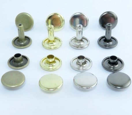 Custom Stainless Steel Double End Rivet for Leather Clothing ISO9001:2015 Certified
