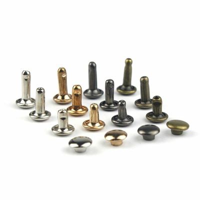 Custom All Size Metal Double Cap Stainless Steel Brass Clothing Rivets For Clothing