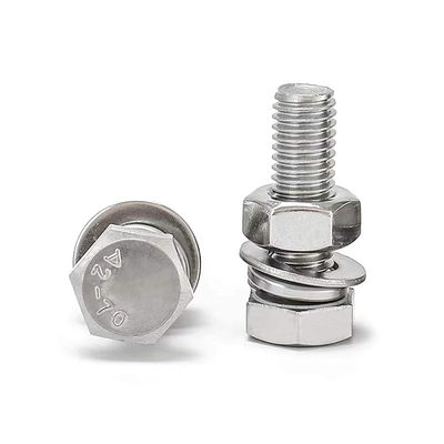 304 Stainless Steel Hex Head Screw DIN Standard 6mm-19mm