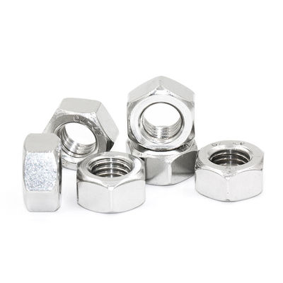 Stainless Steel M16 Grade 8.8 Customized Hex Nut for Construction Machinery DIN Standard