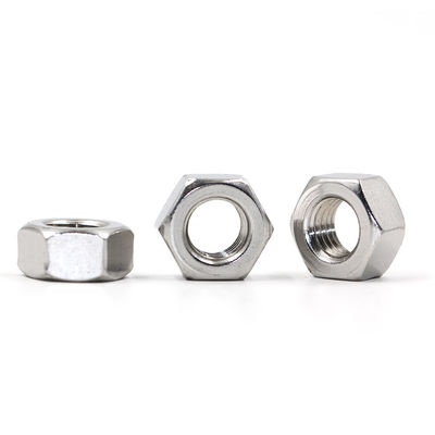 Stainless Steel M16 Grade 8.8 Customized Hex Nut for Construction Machinery DIN Standard