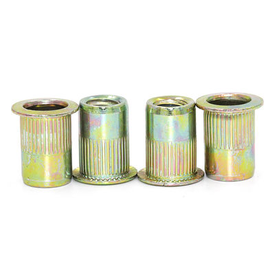 Polished Carbon Steel Flat Head Rivet Nut Grade 12.9 Customized M1~M16 DIN Standard