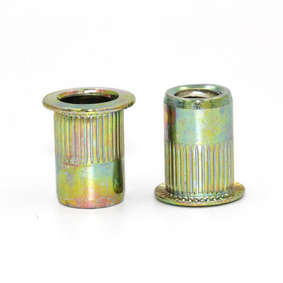 Polished Carbon Steel Flat Head Rivet Nut Grade 12.9 Customized M1~M16 DIN Standard