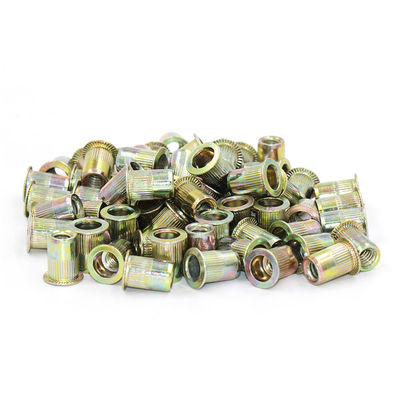 Polished Carbon Steel Flat Head Rivet Nut Grade 12.9 Customized M1~M16 DIN Standard