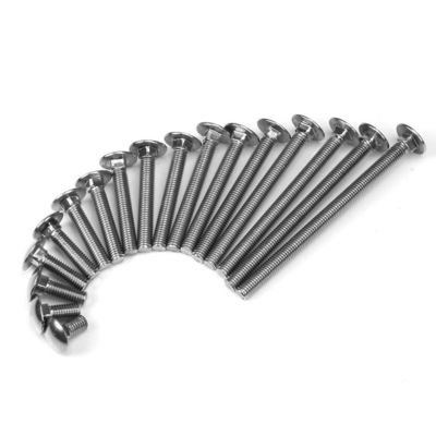 316 Stainless Steel M8 Carriage Bolts Round Head Metal Bolt For Fastening And Decoration
