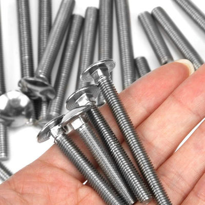 316 Stainless Steel M8 Carriage Bolts Round Head Metal Bolt For Fastening And Decoration