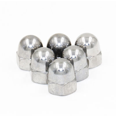 Stainless Steel 304 Hex Cap Nuts M1-M16 Nickel Plated DIN Standard