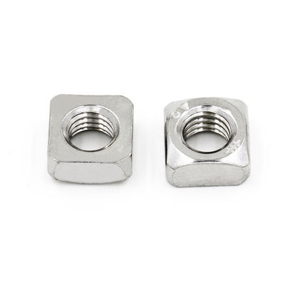 Stainless Steel 304 Square Nut with M2.5 M3 M4 M5 Sizes M1-M16 DIN Standard
