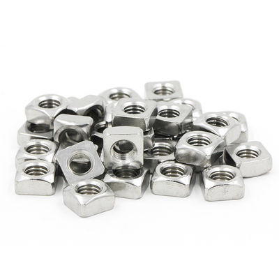 Stainless Steel 304 Square Nut with M2.5 M3 M4 M5 Sizes M1-M16 DIN Standard