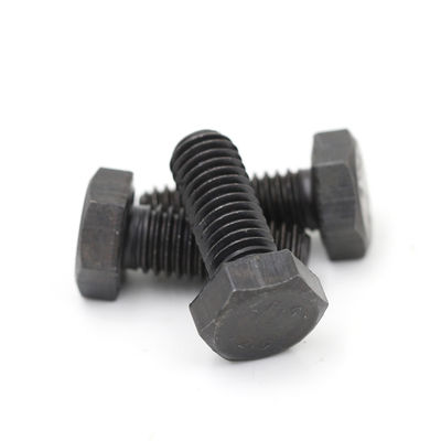 Stainless Steel Grade 12.9 Black Zinc Hex Head Bolts For Industrial Applications