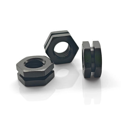 M8 Double Hex Nut DIN Standard 6.8 Grade Passivated Finish