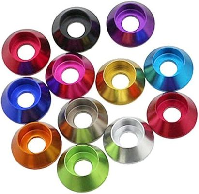 Custom Aluminum Anodized Cup Washer and Bowl Washer for Reliability Test in Heavy Industry