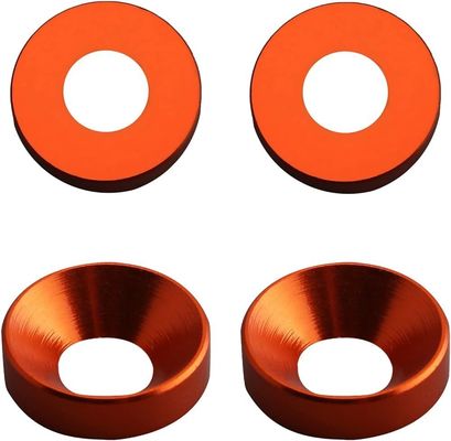 Aluminum Conical Cone Countersunk Washer with Plain Finish for M4 M5 M6 M8 Sizes