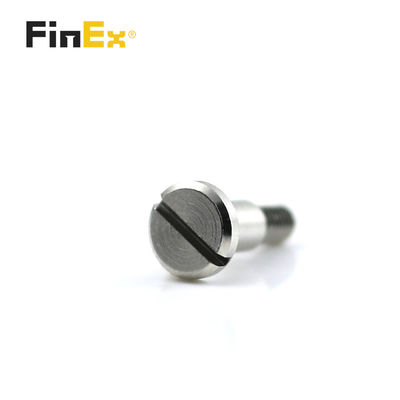 Metric M3 ISO 9001 Certified Half Threaded Nickel Plated Step Shoulder Screw for Precision Alignment