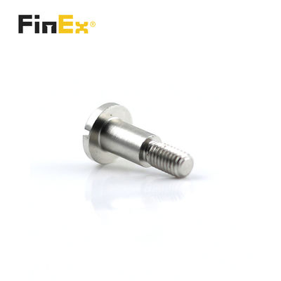 Metric M3 ISO 9001 Certified Half Threaded Nickel Plated Step Shoulder Screw for Precision Alignment