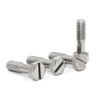 Industrial Grade 304 Stainless Steel Fine Threaded Slotted Hex Bolts Length 1mm-500mm