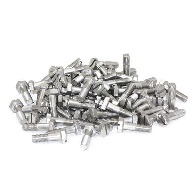 Industrial Grade 304 Stainless Steel Fine Threaded Slotted Hex Bolts Length 1mm-500mm