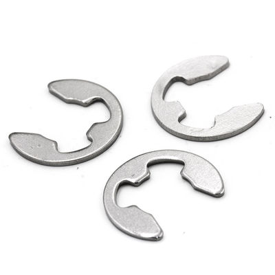 Stainless Steel 304 Open End C Shape Lock Washer with ZINC Finish for Reliability Test