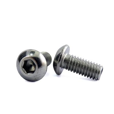 ISO7380 Stainless Steel Hex Drive Button Head Mushroom Head Screw Standard DIN/ ISO