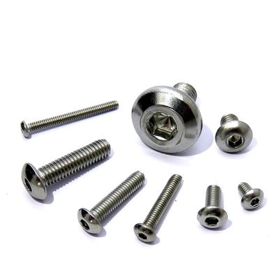 ISO7380 Stainless Steel Hex Drive Button Head Mushroom Head Screw Standard DIN/ ISO