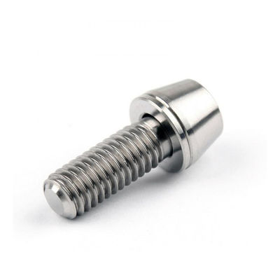 ISO Certified Custom Gr5 M3 M6 M8 Titanium Alloy Bolt Screw with Hexagon Flange Head