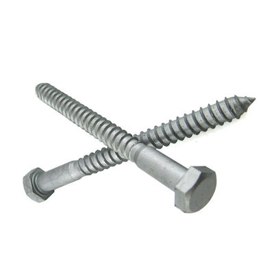 INCH Hex Lag Screw Din 571 Stainless Steel 304 Self Tapping Hex Head Lag Wood Screws