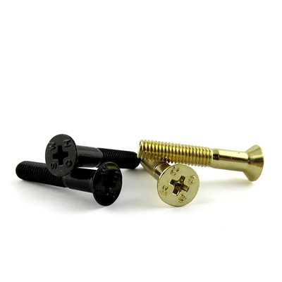 4.65mm Thread Diameter 22.25mm Length ISO9001:2015 Certified Flat Head Hex Socket Screw for Skateboard