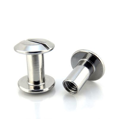 Customized Carbon Steel Chicago Screw Silver Plated TM#8-32*6 Metal Screw