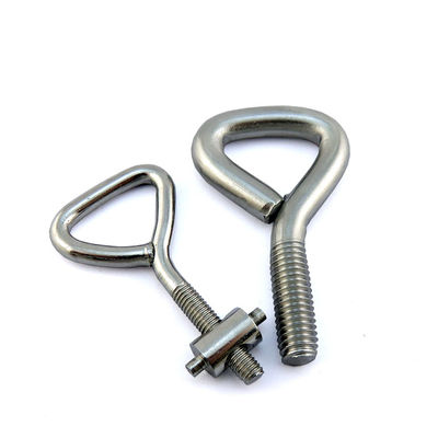 Triangle M8 Stainless Steel Eye Bolt Zinc Plated Metal Screw Fastener