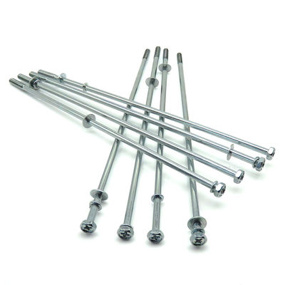 Custom M3-M6 Stainless Steel Hex Head Long Screws 1-500mm Length