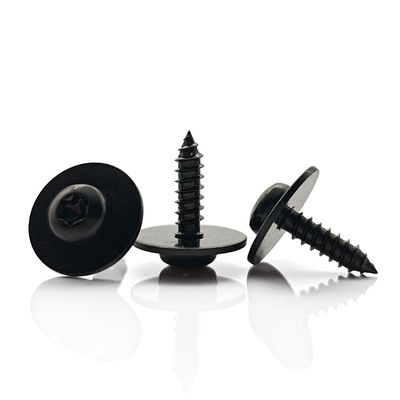 ISO 898-1 ASTM F1941 Black Oxide Self Tapping Screw for Vehicle Body Fender Retainer Clips