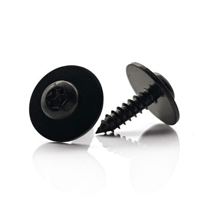 ISO 898-1 ASTM F1941 Black Oxide Self Tapping Screw for Vehicle Body Fender Retainer Clips
