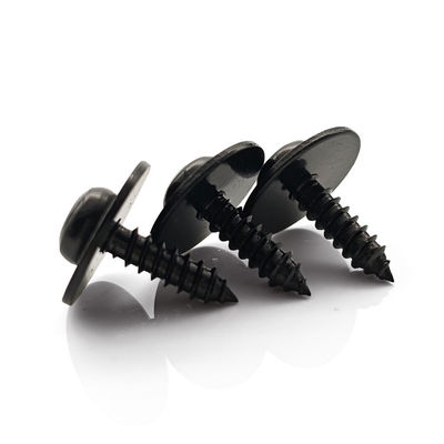 ISO 898-1 ASTM F1941 Black Oxide Self Tapping Screw for Vehicle Body Fender Retainer Clips