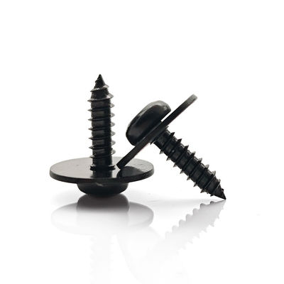 ISO 898-1 ASTM F1941 Black Oxide Self Tapping Screw for Vehicle Body Fender Retainer Clips
