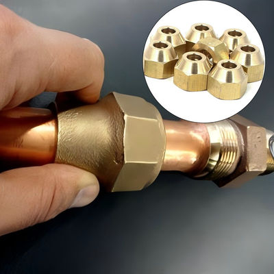 Custom Fitting Copper Brass Flare Nut with ISO9001:2015 Certification and DIN Standard
