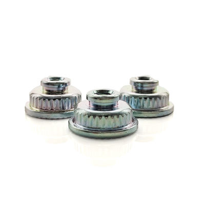 Carbon Steel Custom Flange Lock Nut with Anti-Loosening Design for Heavy Industry