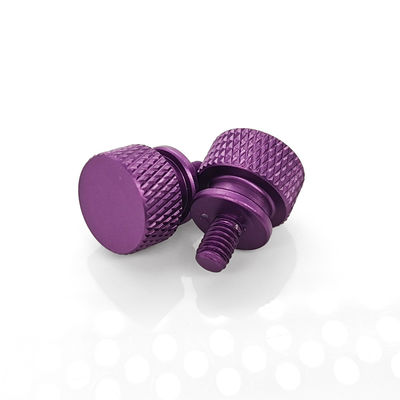 Aircraft-Grade 6061 Anodized Thumb Screw with Knurled Grip for Secure Tool-Free Adjustments