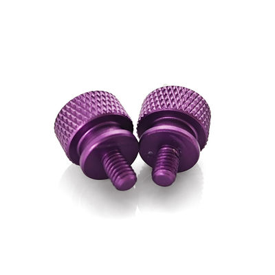 Aircraft-Grade 6061 Anodized Thumb Screw with Knurled Grip for Secure Tool-Free Adjustments