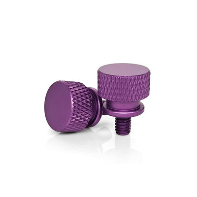 Aircraft-Grade 6061 Anodized Thumb Screw with Knurled Grip for Secure Tool-Free Adjustments