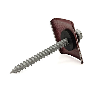 Hex Flange Self-Tapping Screw with Leak-Proof EPDM Sealing Washer for Weatherproof Roofing Fastening