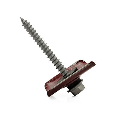 Hex Flange Self-Tapping Screw with Leak-Proof EPDM Sealing Washer for Weatherproof Roofing Fastening