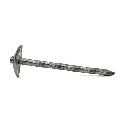 Galvanized Steel Roofing Nail with Large Flat Head and 13mm~180mm Length for Secure Fastening