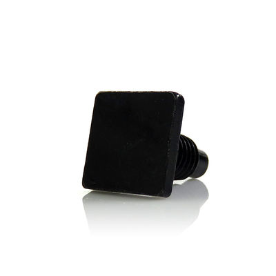 Black Zinc Plated Square Head T-Bolt – Serrated Thread Tail for Machinery Rail/Steel Frame