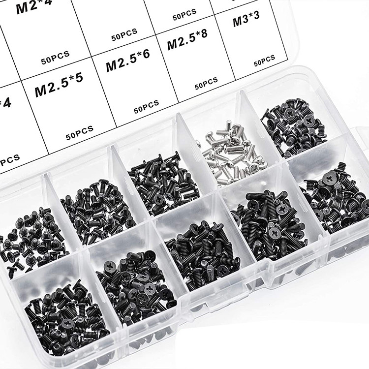 Screw Configuration Kit Zinc Plated Micro Screw Kit Customizable Small Screw Kit For Computer ...